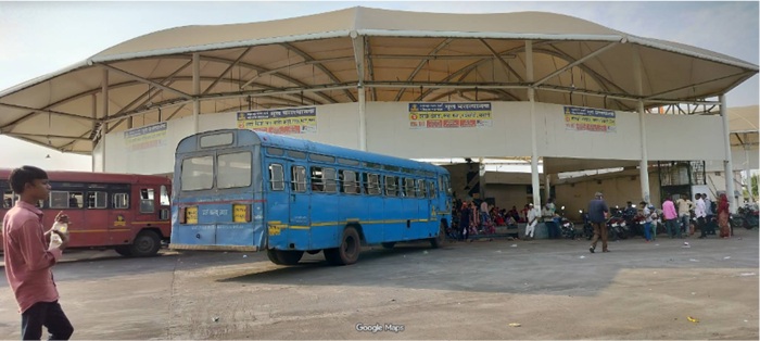 msrtc mul bus stand view